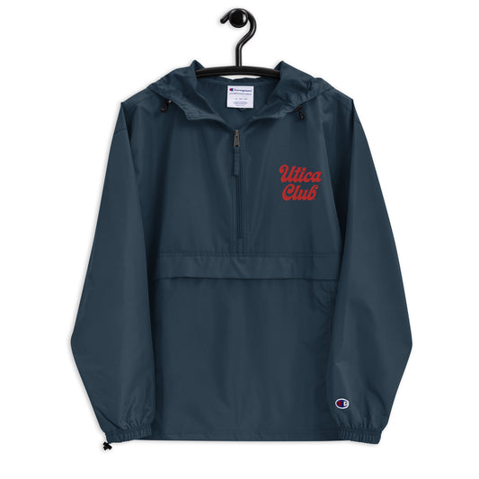 Utica Club Embroidered Champion Packable Jacket