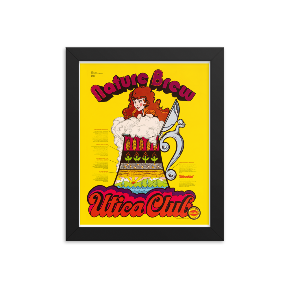 8"x10" Framed Poster - Nature Brew